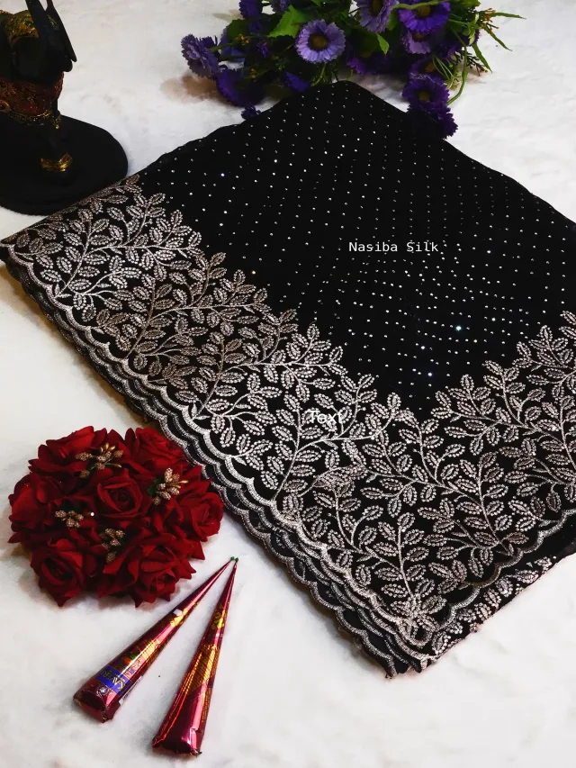 jemi Chu Georgette party Saree
