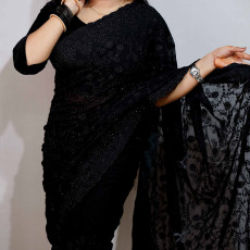 New Black Elegence saree